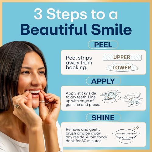 Lumineux Whitening Starter Set with 7 Treatment Strips & 2-Pack Toothpaste - 1 Month Supply