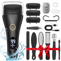 Spriak 16-in-1 Electric Callus Remover Foot File for Pedicure, Black