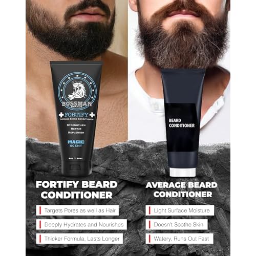 Obsidian Purifying Beard Wash - Clarifying Beard Cleanser with Keratin, Artemisia Argyi Leaf extract and Saponins for Soft, Conditioned Beards 8.8 Oz