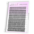 False Eyelash Clusters - Dreamy 8-16mm Volume Lashes for Beginners, Handmade, Long-Lasting