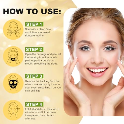 Advanced Snail Mucin Glass Glow Hydrogel Face Masks Skincare, Collagen Mask, Overnight Peel Off Korean Face Mask for Hydration Boost, Glass Skin Face Mask Korean Skincare