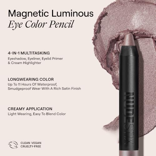 Nudestix Magnetic Luminous Eye Color - Spirit 4-in-1 Cream Eyeshadow Stick, Eyeliner, Primer & Highlighter