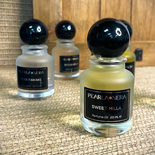 Red Lalibella Perfume Oil for Women & Men - Tropical Fruity Floral Scent - 0.68 Fl Oz - Exquisite Bottle