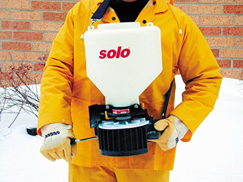 Portable Chest-Mount Spreader - 20lb Capacity, Adjustable Flow, Cross-Shoulder Strap - White, Variation of Spreader