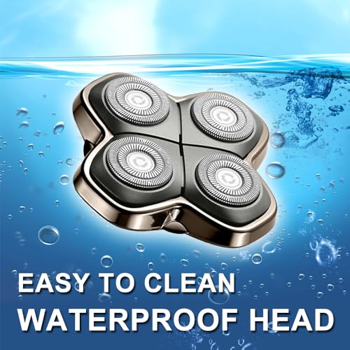 TRAH Shaver PRO 4 Head Replacement Blades 2 Pack for Bald Men Electric Razors