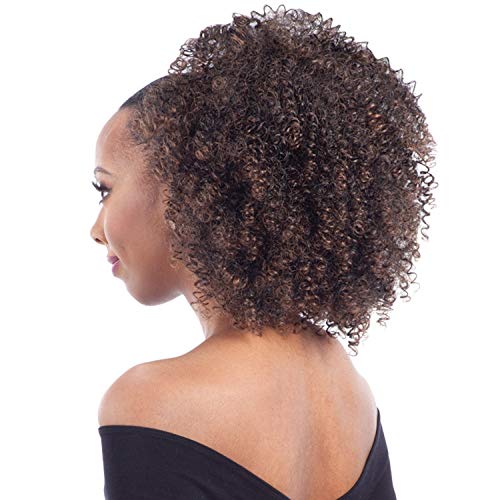 FREETRESS Equal Synthetic Ponytail Bohemian Fro T1BGREY - Drawstring Hair Extension