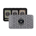 La Chatelaine Luxury Bar Soap Trio Gift Set Tin | Made in France | Natural and Organic | Shea Butter Formula | 3 x 8.8 oz / 250g - Gray Mosaic Soap Trio (Moroccan Mint, Vetiver Cedar, Bourbon Vanilla)