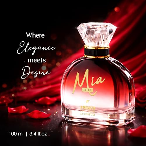 French Factor Mia Bella Floriental Eau de Parfum for Women 100ml - Long-Lasting, Pear, Jasmine & Amber Notes