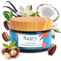Whipped Body Butter with Organic Shea & Tahitian Vanilla - 4 oz Moisturizer for Dry Sensitive Skin