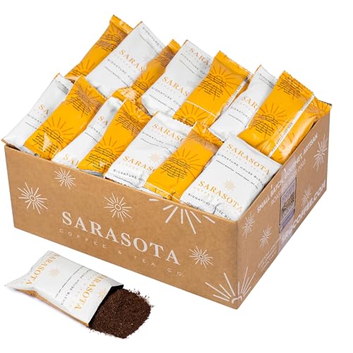 Breakfast Blend Ground Coffee Packets - 2 oz, 36 Count, Medium Roast, Low Acid, Mold-Free, Pre-Measured for Office & Hospitality — Variation of THIS listing