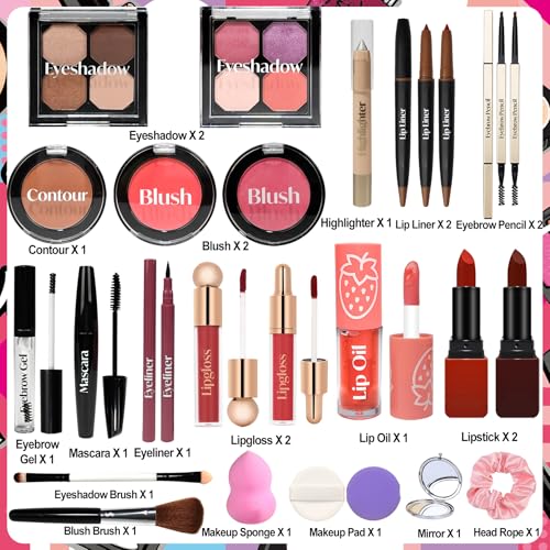 Makeup Advent Calendar 2025 - 24 Days Beauty Gift Set for Teen Girls & Women