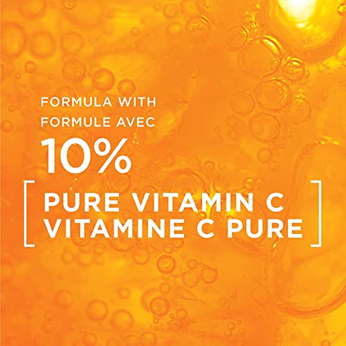 L'Oreal Paris Revitalift 10% Pure Vitamin C Face Serum for Brighter Skin & Reduced Wrinkles, Fragrance Free, 1 0z.