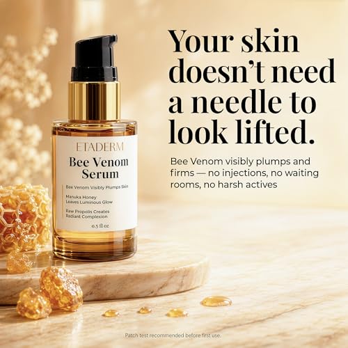 Bee Venom Serum - Hydrating & Firming Face Serum for Radiance 0.5 Fl Oz