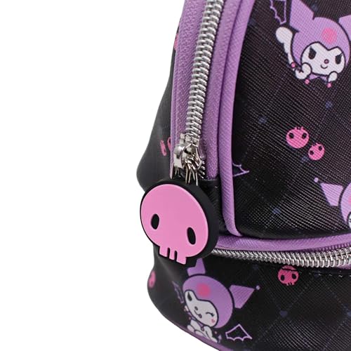Impressions Vanity Kuromi Double Layer Makeup Organizer Travel Bag for Women