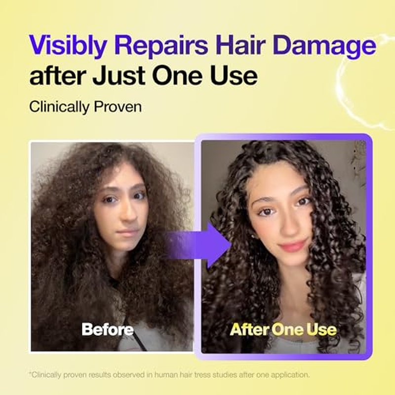FROMLABS Protein Capsule Hair Repair Treatment, 3-Minute Keratin Hair Mask & Deep Conditioner for Damaged, Repair & Strengthen, Instant Detangling, Anti-Frizz, Low-pH, Fine-Hair Safe, 6.76 fl oz