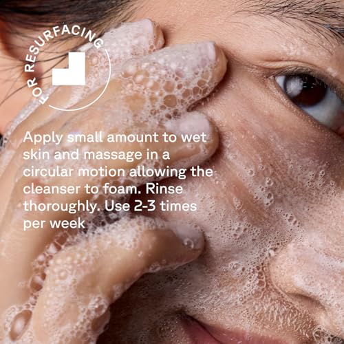 Acure Resurfacing Glycolic Acid & Unicorn Root Face Cleanser - 4 Fl Oz Pack of 2