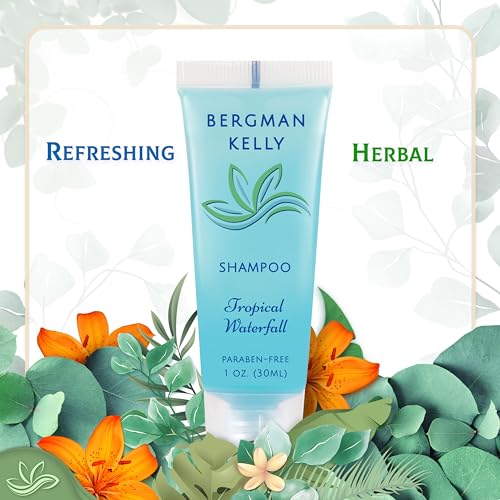 Travel Size Shampoo Set - 100 Pack of 1 Fl oz Tropical Waterfall Scent