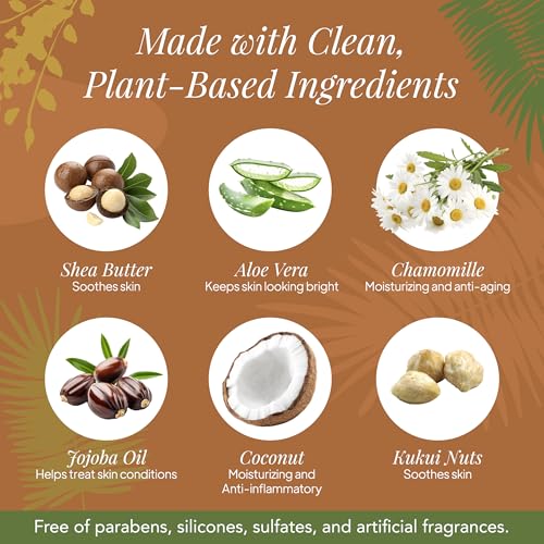 Saavy Naturals Deeply Hydrating Body Cream with Shea Butter & Tropical Coconut - 8.5 fl oz, 2 Pack