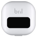 Bril UV-C Toothbrush Cleaner, Portable Brush Cover, Holder, and Travel Case for Any Size Toothbrush, White
