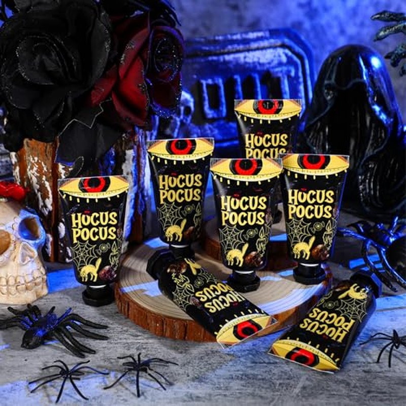 48 Sets Halloween Hand Cream Gifts Bulk Travel Lotion Size Halloween Party Gifts Favors Ghost Spiderweb Skull Hand Cream Birthday Christmas Party Supplies for Guest