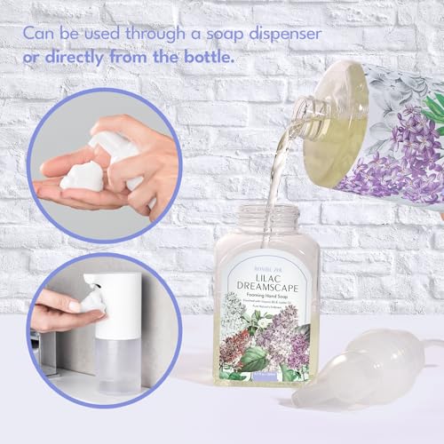 Foaming Hand Soap Refill Lilac Scent 33.8 Fl Oz - Gentle, Moisturizing