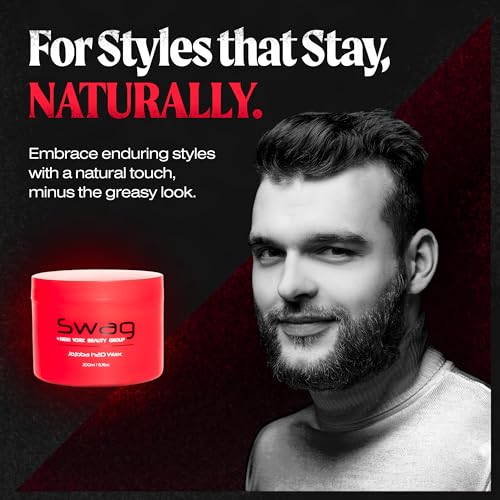 Men's Jojoba H2O Wax - Non-Sticky Hair Styling Gel 6.76 oz - Variation of THIS listing