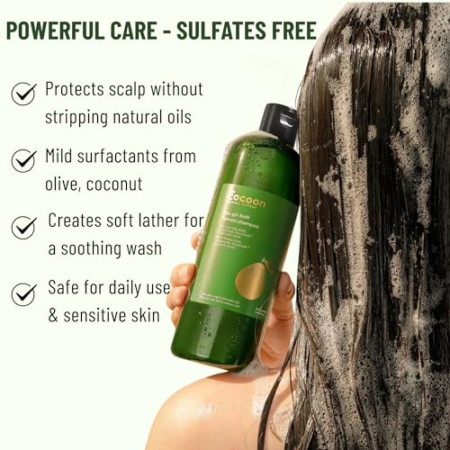 Cocoon Pomelo Botanical Sulfate-Free Shampoo 10.5 fl oz – Hydrating & Strengthening Hair Care