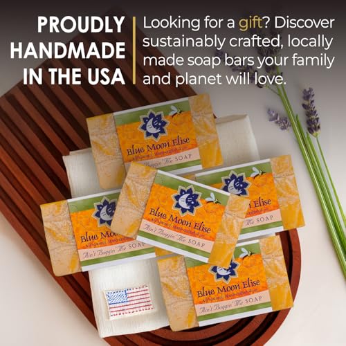 Citronella Soap 5 Pack - Natural Bug Repellent Handmade Soap for Camping & Outdoors