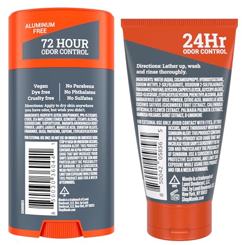 Mando Whole Body Deodorant & Cleansing Bar Bundle - Mt Fuji Variation