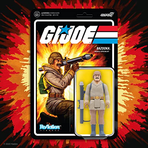 Super7 G.I. Joe Bazooka Arctic Action Figure with Accessories - 3.75" Collectible Toy