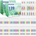 Pack of 240 Disposable Travel Toothbrushes Soft Bristle Individually Wrapped for Kids Adults & Elderly