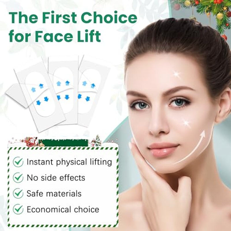 Face Lift Tape, Face Tape Lifting Invisible, Facelift Tape for Face Invisible, Neck Tape Skin Tape Facial Tape for Lifting Loose Sagging Skin, Jowls, Eyes, Double Chin (1 Count (Pack of 172))