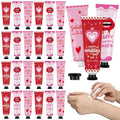 Loopeer 24 Pcs Valentine's Galentine's Day Gifts Bulk Hand Cream for Dry Cracked Hands Travel Size Moisturizing Hand Lotion Valentine's Galentine's Day Party Favors Stuffers Gift for Women Friends