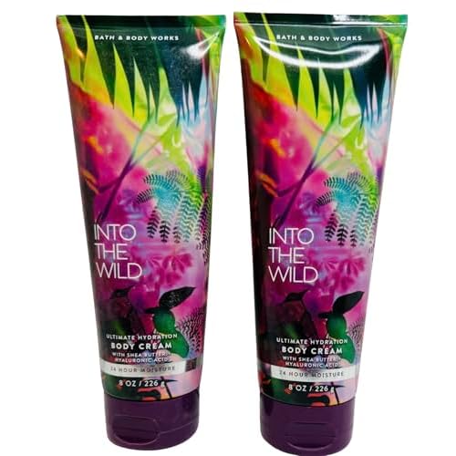 Bath & Body Works Into the Wild Ultimate Hydration Body Cream 8 Ounces Pack of 2