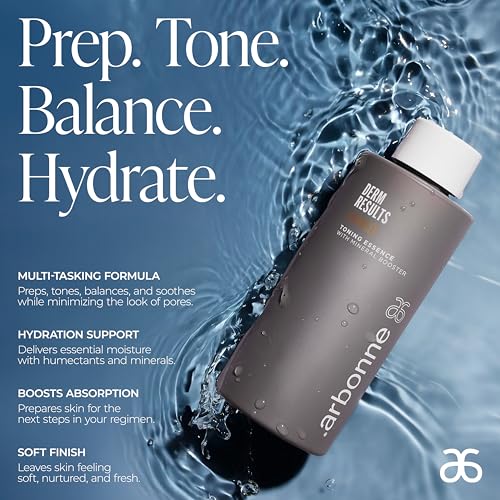 Arbonne DermResults Advanced Toner with Mineral Booster 3.4 fl oz – Hydrating pH-Balancing Toner