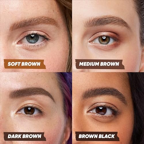 Eyebrow Pencil - Ultra-Fine Micro Tip for Natural Definition - Medium Brown
