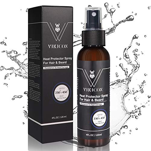 VIKICON Shield Heat Protectant Spray - Blend Prevents Damage & Breakage for Hair and Beard