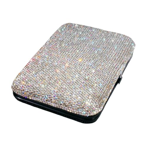 Wsliana Handmade Press On Nails - Y2K Cool Girl Design, Suitable for Women and Girls, Long Almond Shape, 10pcs Glue On Acrylic Fake Nails with Storage Box | Salon Quality | Trendy Nail Kit (072, XS)