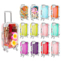 Framendino 12 Pack Mini Suitcase Storage Containers in 9 Colors for Candy, Cosmetics & Small Items