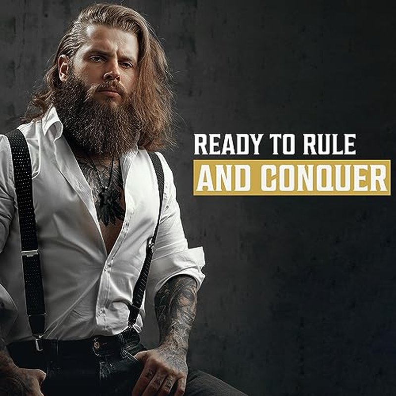 JVR Beard Wash and Beard Conditioner for Men, Beard Shampoo Cleanse and Reduces Frizz, Soften & Strengthens, Organic with Coconut, Aloe, Provides Shine for Dry & Coarse Beards, Beard Care (6.7oz)