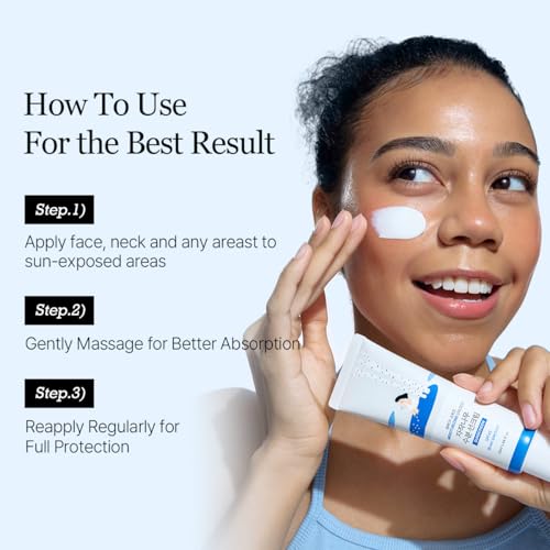 SPF 45 Sunscreen 2-Pack - Hydrating UV Lock Facial Sunblock with No White Cast - Lightweight, Sensitive Skin Safe, SPF 45 Broad Spectrum - Sunscreen 2Pack