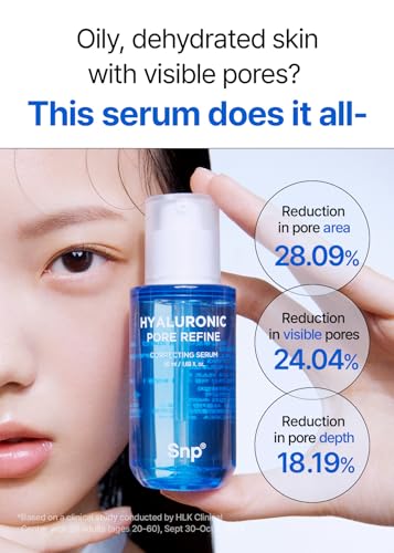 Deep Hydrating Hyaluronic Acid Serum for Face & Pore Tightening - 1.69 Fl Oz