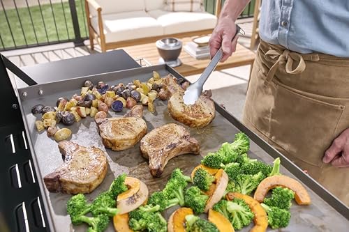 24-Piece Griddle Utensil Set with Storage Tote - Stainless Steel BBQ & Flat Top Grill Accessories