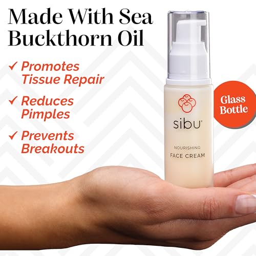 Sea Buckthorn Nourishing Face Cream for Sensitive Skin - 1oz - Sibu
