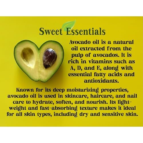 Sweet Essentials Premium Organic Unrefined/Virgin Avocado Oil, 8oz with Pump, Imported From Italy, 100% Pure, NON-GMO, Cold Pressed, Food Grade, Green in Color