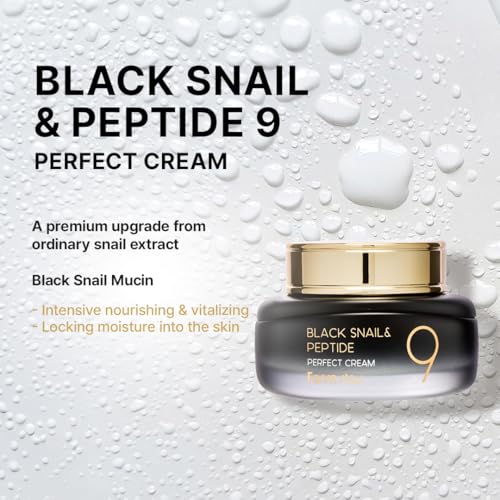 Black Snail & Peptide Moisturizer for Anti-Aging & Skin Elasticity 1.85 Fl Oz