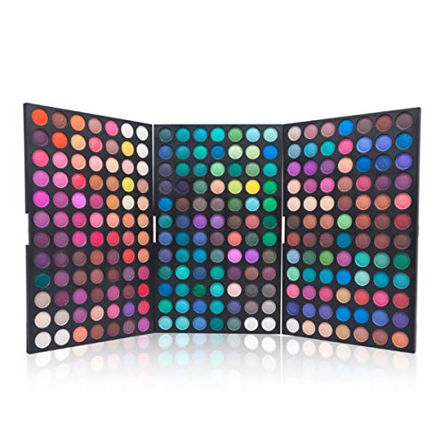 Pure Vie 252-Color Eyeshadow Palette - Matte & Shimmer Blendable Eye Makeup Set