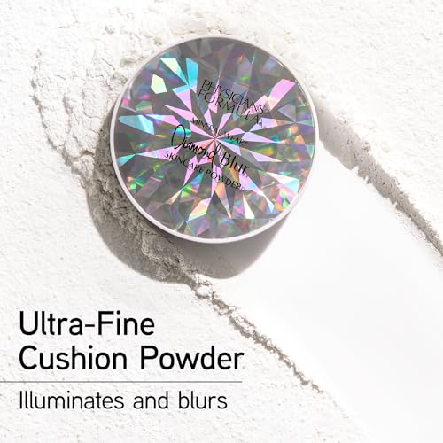 Physicians Formula Mineral Wear¢çDiamond Blur Skincare Cushion Powder, Blurring & Pore Diffusing Long Lasting Matte Finish Face Powder, Talc-Free- Translucent