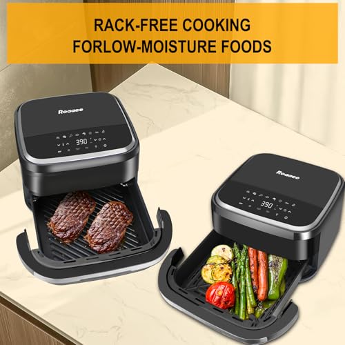 11-In-1 Air Fryer Oven with Pizza & Grill Capacity - 4.5QT, Digital Display