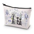 JYTAPP Horror Movie Bride Inspired Cosmetic Bag Halloween Makeup Case For Horror Movie Lover Bride Merchandise Bride Wedding Gift